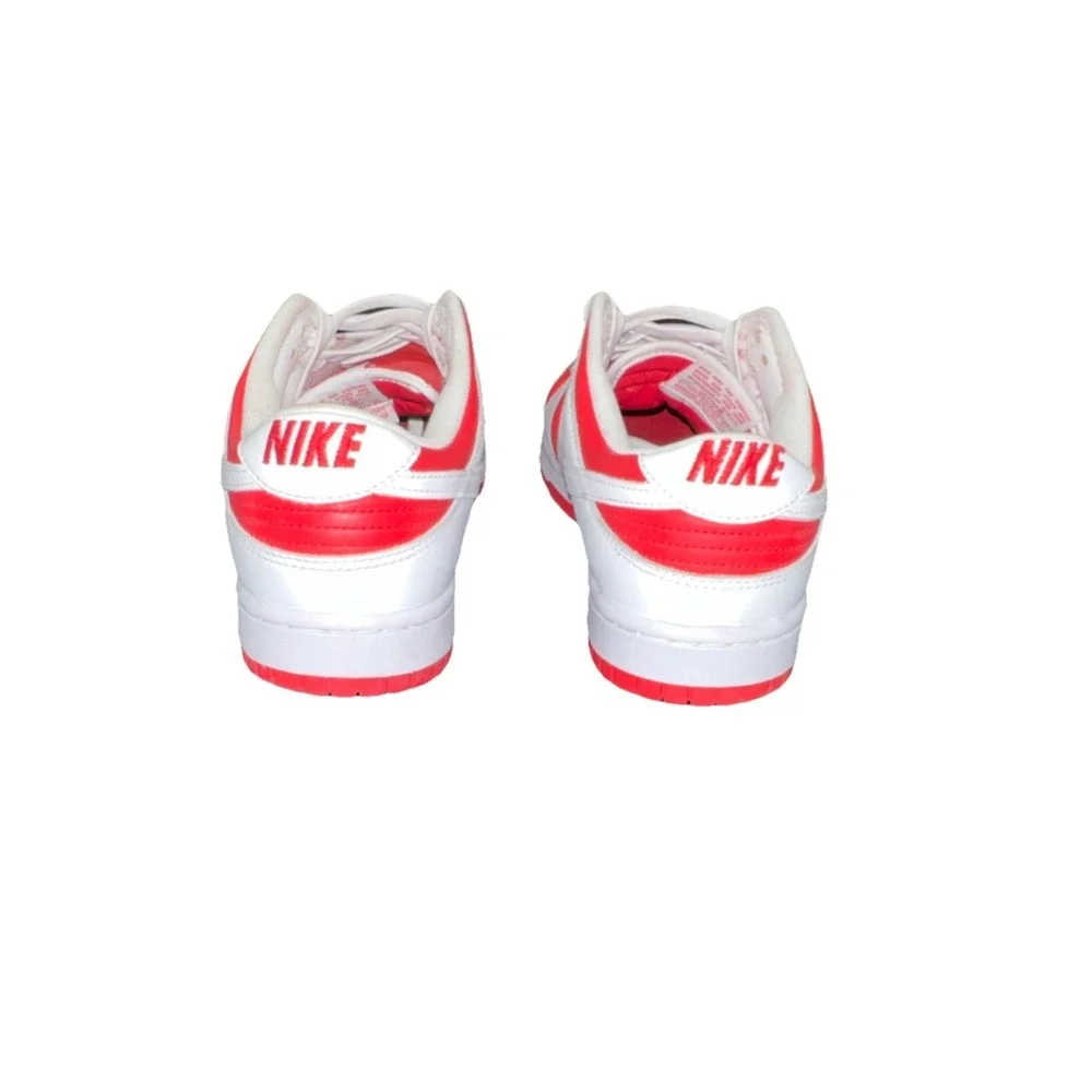40N8/ Nike Dunk Low Championship Red White Low Top Men's‎ Athletic Sneakers